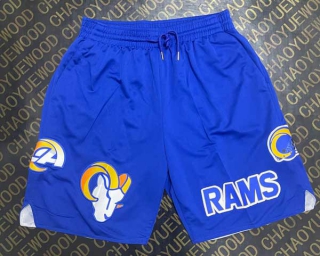 Men's NFL Los Angeles Rams Royal Embroidered Quick Drying Shorts