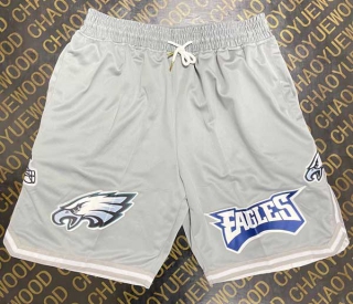 Men's NFL Philadelphia Eagles Gray Quick Drying Shorts