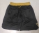 Men's NFL New Orleans Saints Just Don Black Gold Embroidered Mesh Shorts (2)