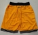 Men's NFL Pittsburgh Steelers Just Don Gold Black Embroidered Mesh Shorts (2)