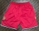 Men's NFL San Francisco 49ers Red Embroidered Quick Drying Shorts (2)