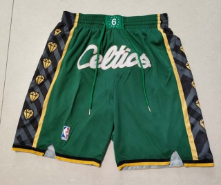 Men's NBA Boston Celtics Nike Green 2022-23 City Edition Embroidered Shorts