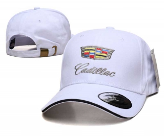 Wholesale Cheap Cadillac White Baseball Snapback Cap 8003