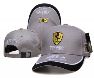 Wholesale Cheap Ferrari F1 Racing Team Gray Baseball Snapback Cap 8005