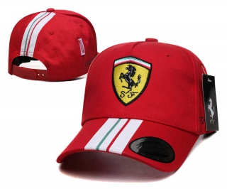 Wholesale Cheap Ferrari F1 Racing Team Red Baseball Snapback Cap 8007