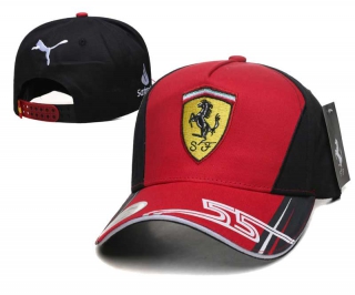 Wholesale Cheap Ferrari F1 Racing Team Red Black Baseball Snapback Cap 8011