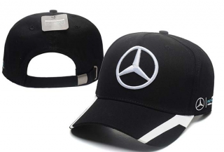Wholesale Cheap Mercedes-Benz Black Baseball Snapback Cap 8004