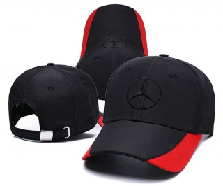 Wholesale Cheap Mercedes-Benz Black Red Baseball Snapback Cap 8007