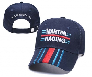 Wholesale Cheap Porsche Martini Racing Navy Baseball Snapback Cap 8003