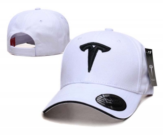 Wholesale Cheap Tesla White Black Baseball Snapback Cap 8004