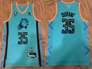 Men's NBA Phoenix Suns Kevin Durant Nike Turquoise 2022-23 City Edition Jerseys