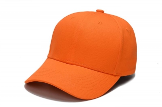 Wholesale Blank Baseball Adjustable Orange Hats 7006