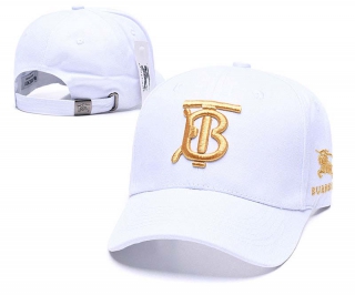Wholesale Burberry White Adjustable Embroidered Hats 7004