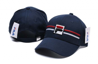 Wholesale Fila Navy Adjustable Baseball Hats 7007
