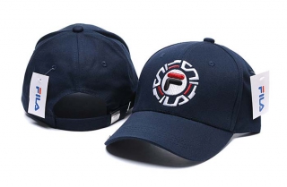 Wholesale Fila Navy Adjustable Baseball Hats 7008