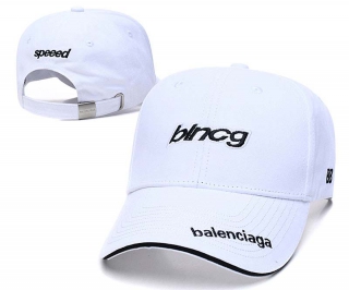 Wholesale Balenciaga White Adjustable Baseball Hats 7023