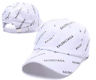 Wholesale Balenciaga White Adjustable Baseball Hats 7025