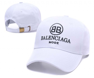 Wholesale Balenciaga White Adjustable Baseball Hats 7027