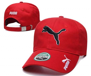 Wholesale Puma Red Adjustable Baseball Hats 7005