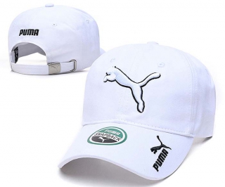 Wholesale Puma White Adjustable Baseball Hats 7006