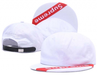 Wholesale Supreme 5 Panel White Adjustable Hats 7003