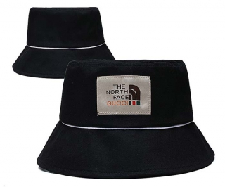 Wholesale The North Face X GUCCI Black Bucket Hats 7001