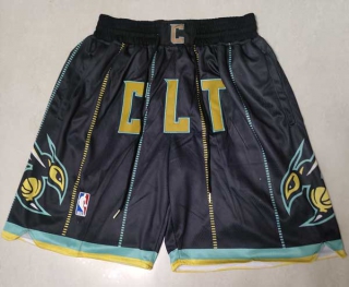 Men's NBA Charlotte Hornets Black 2022-23 City Edition Pockets Shorts