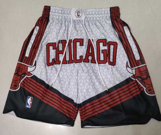 Men's NBA Chicago Bulls White 2022-23 City Edition Pockets Shorts