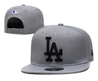 MLB Los Angeles Dodgers New Era Gray Black 9FIFTY Snapback Hat 2164