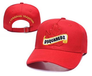 Wholesale Dsquared2 Patch Red Baseball Adjustable Cap 7026
