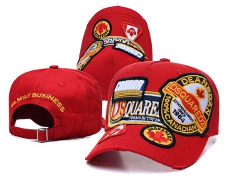 Wholesale Dsquared2 Patch Red Baseball Adjustable Cap 7049