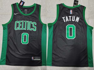 Men's NBA Boston Celtics Jayson Tatum 22-23 Nike Black Jersey