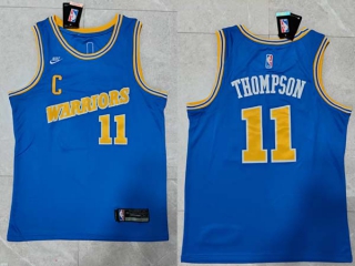 Men's NBA Golden State Warriors Klay Thompson 22-23 Nike Royal Classic Edition Jersey