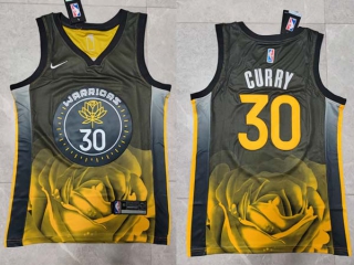 Men's NBA Golden State Warriors Stephen Curry 22-23 Nike Black City Edition Jersey