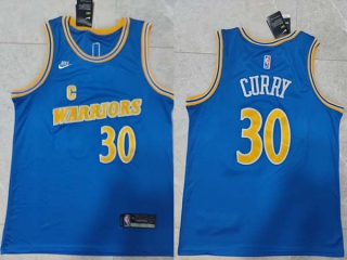 Men's NBA Golden State Warriors Stephen Curry 22-23 Nike Royal Classic Edition Jersey
