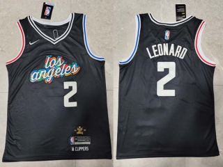 Men's NBA Los Angeles Clippers Kawhi Leonard 22-23 Nike Black City Edition Jersey