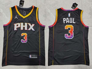 Men's NBA Phoenix Suns Chris Paul 22-23 Jordan Brand Black Statement Edition Jersey