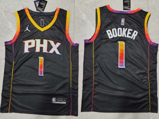 Men's NBA Phoenix Suns Devin Booker 22-23 Jordan Brand Black Statement Edition Jersey