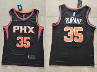 Men's NBA Phoenix Suns Kevin Durant 22-23 Nike Black Icon Edition Jersey