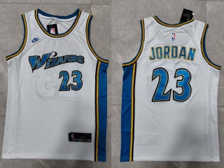 Men's NBA Washington Wizards Michael Jordan 22-23 Nike White Classic Edition Jersey