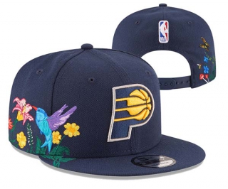 NBA Indiana Pacers New Era Navy Flower 9FIFTY Snapback Hat 3007