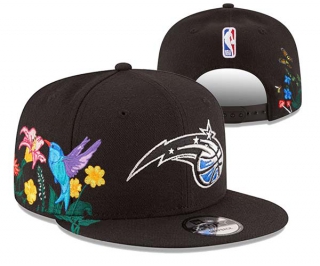NBA Orlando Magic New Era Black Flower 9FIFTY Snapback Hat 3008