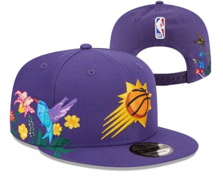 NBA Phoenix Suns New Era Purple Flower 9FIFTY Snapback Hat 3014