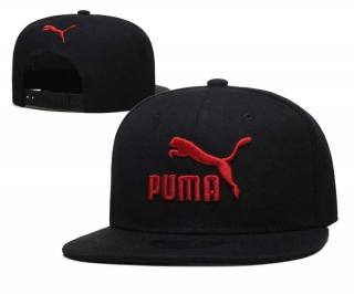 Wholesale Puma Black Red Embroidered Snapback Hat 2006