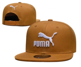 Wholesale Puma Gold White Embroidered Snapback Hat 2011