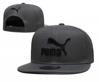 Wholesale Puma Graphite Black Embroidered Snapback Hat 2012