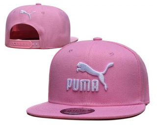 Wholesale Puma Pink White Embroidered Snapback Hat 2014