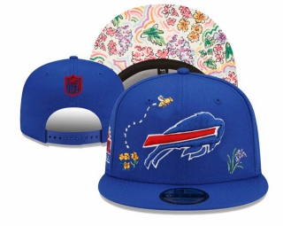 NFL Buffalo Bills Watercolor Floral Royal New Era 9FIFTY Snapback Hat 3033