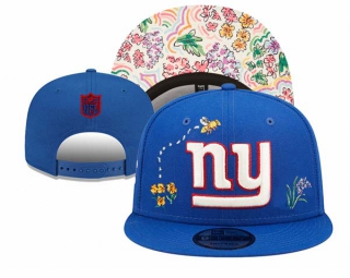 NFL New York Giants Watercolor Floral Royal New Era 9FIFTY Snapback Hat 3024