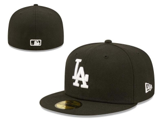 MLB Los Angeles Dodgers Black New Era 59FIFTY Fitted Hat 0501